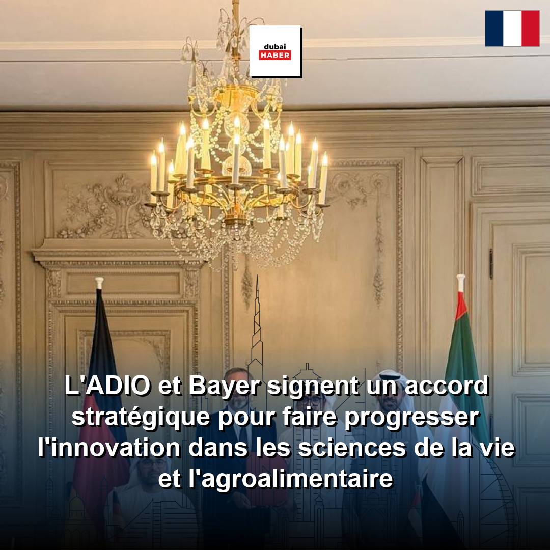 L'ADIO et Bayer signent un accord stratégique pour faire progresser l'innovation dans les sciences de la vie et l'agroalimentaire