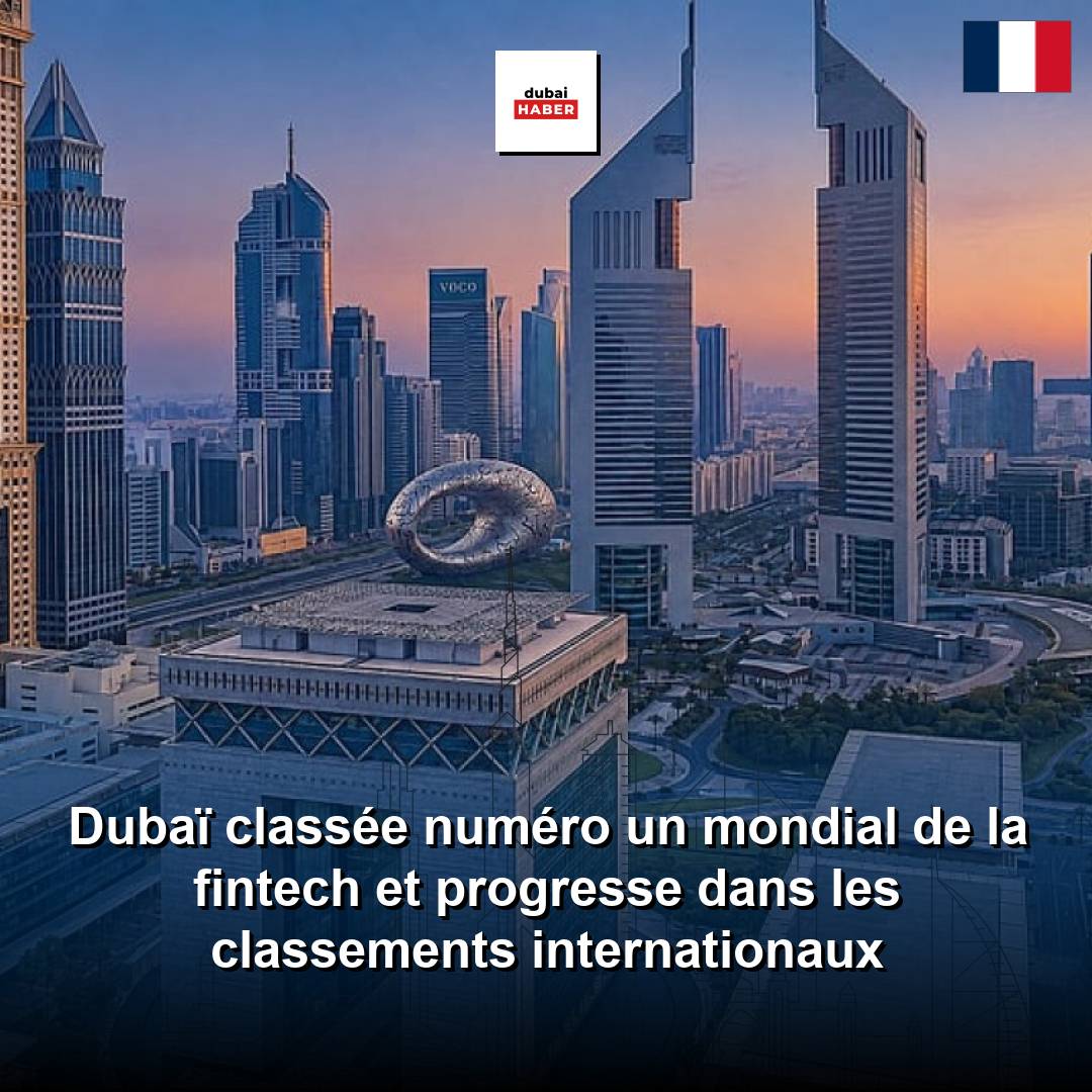 Dubaï classée numéro un mondial de la fintech et progresse dans les classements internationaux