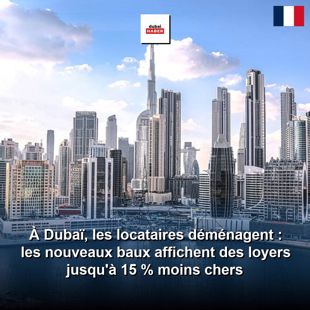 À Dubaï, les locataires déménagent : les nouveaux baux affichent des loyers jusqu'à 15 % moins chers