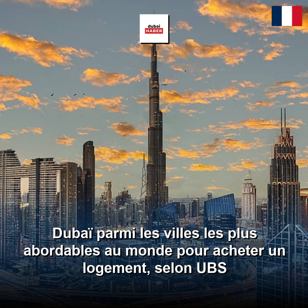 Dubaï parmi les villes les plus abordables au monde pour acheter un logement, selon UBS
