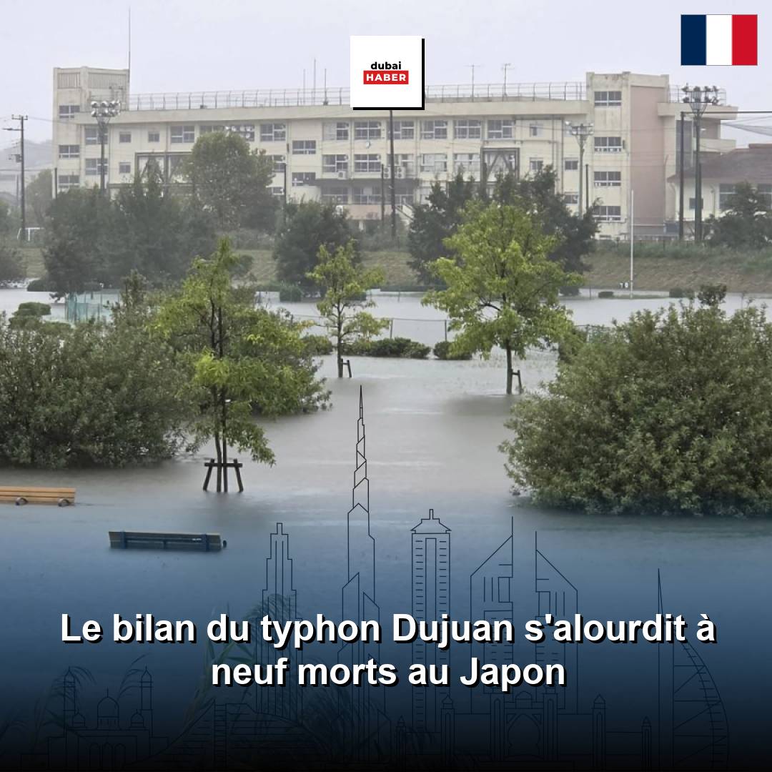 Le bilan du typhon Dujuan s'alourdit à neuf morts au Japon