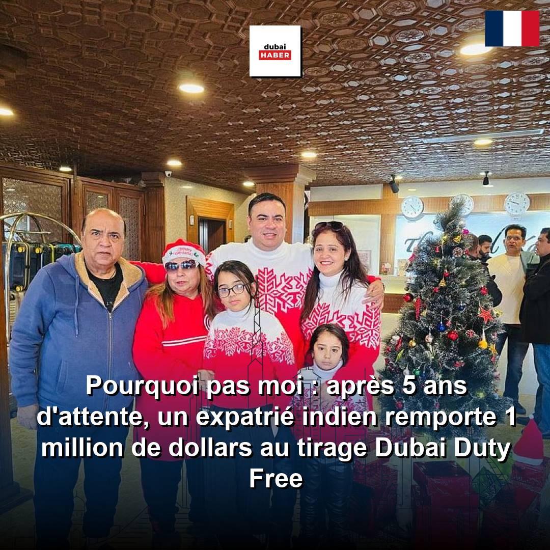 Pourquoi pas moi : après 5 ans d'attente, un expatrié indien remporte 1 million de dollars au tirage Dubai Duty Free