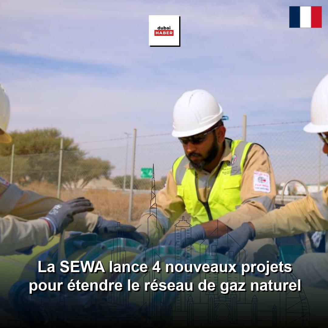 La SEWA lance 4 nouveaux projets pour étendre le réseau de gaz naturel