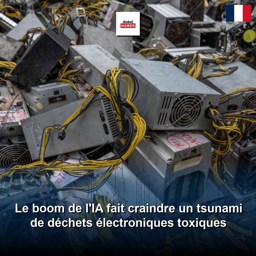 Le boom de l'IA fait craindre un tsunami de déchets électroniques toxiques