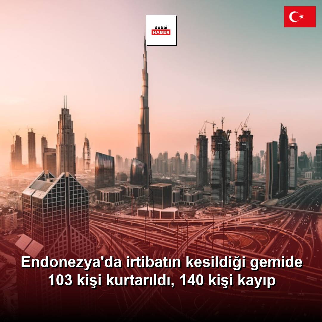 Endonezya'da irtibatın kesildiği gemide 103 kişi kurtarıldı, 140 kişi kayıp
