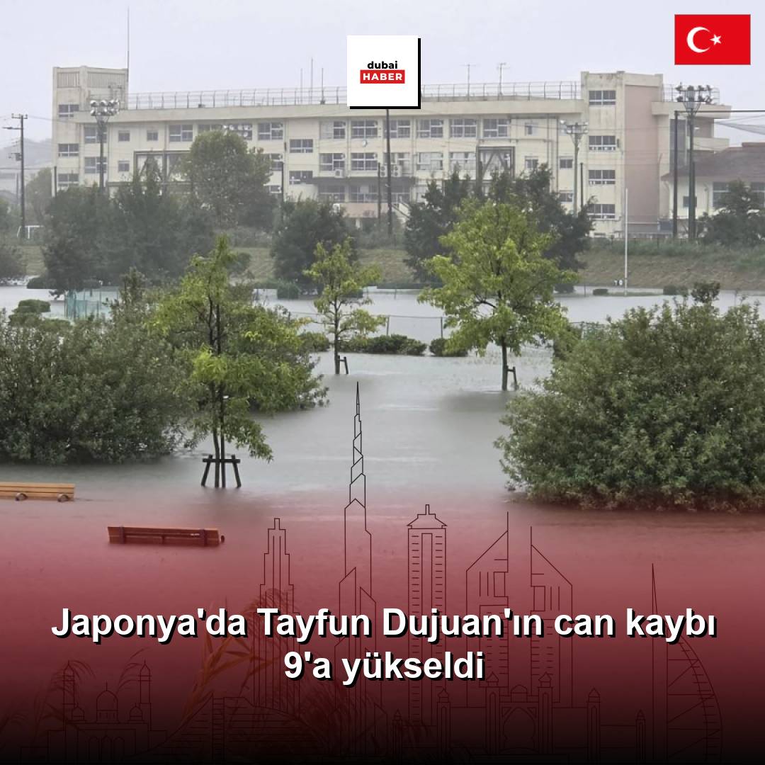 Japonya'da Tayfun Dujuan'ın can kaybı 9'a yükseldi