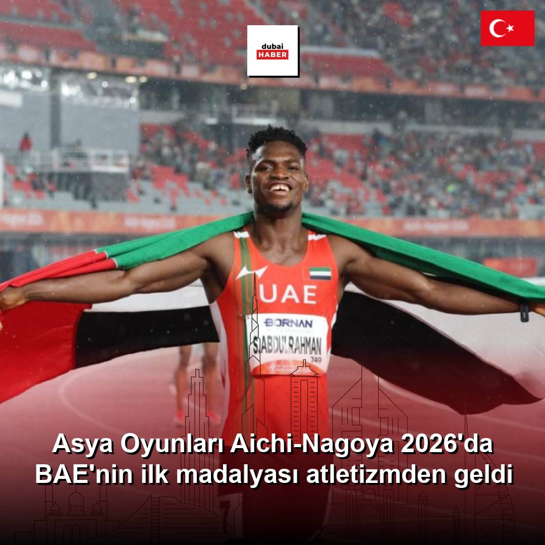 Asya Oyunları Aichi-Nagoya 2026'da BAE'nin ilk madalyası atletizmden geldi