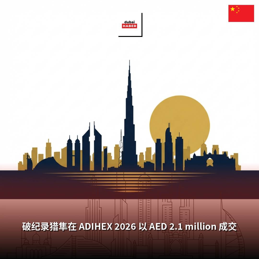 破纪录猎隼在 ADIHEX 2026 以 AED 2.1 million 成交
