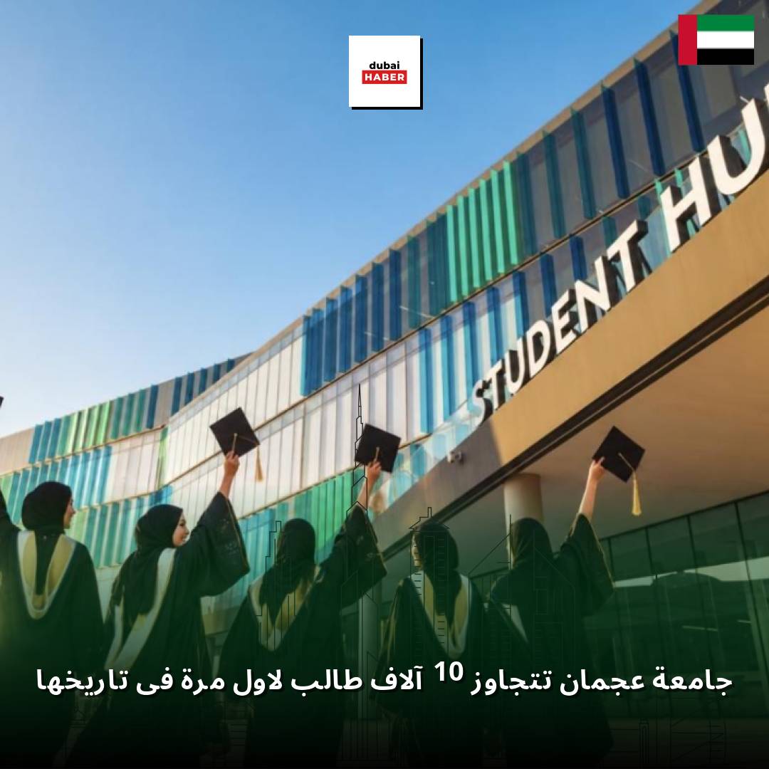 جامعة عجمان تتجاوز 10 آلاف طالب لأول مرة في تاريخها