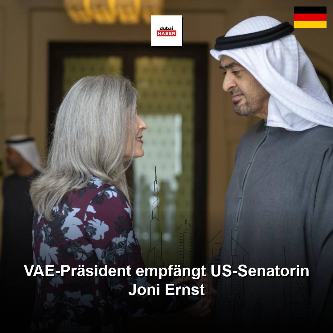 VAE-Präsident empfängt US-Senatorin Joni Ernst