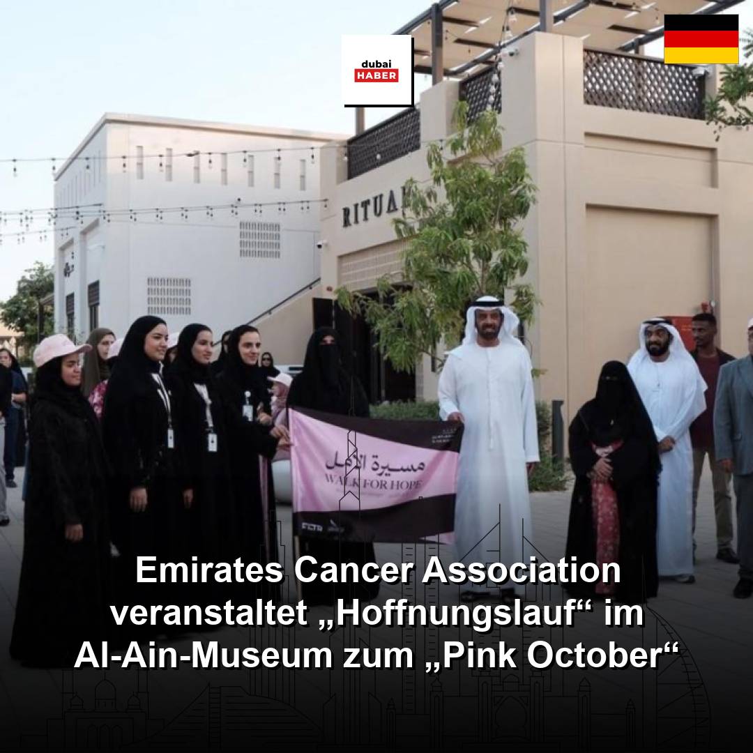 Emirates Cancer Association veranstaltet „Hoffnungslauf“ im Al-Ain-Museum zum „Pink October“