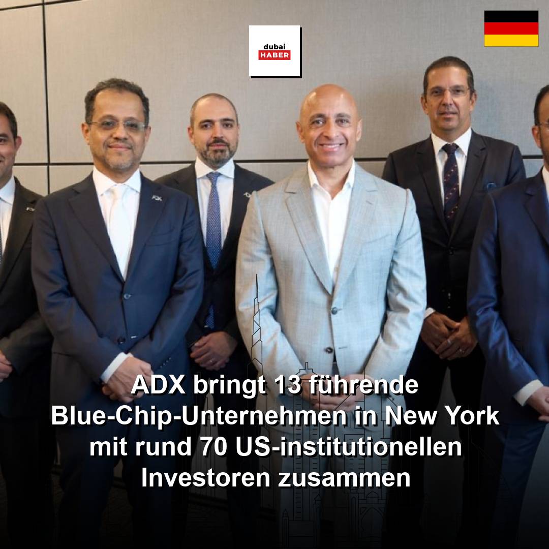 ADX bringt 13 führende Blue-Chip-Unternehmen in New York mit rund 70 US-institutionellen Investoren zusammen