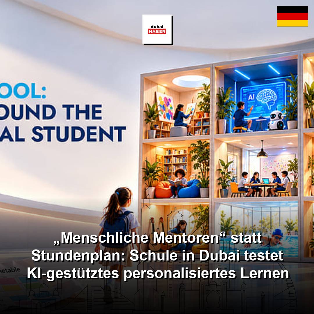 „Menschliche Mentoren“ statt Stundenplan: Schule in Dubai testet KI-gestütztes personalisiertes Lernen