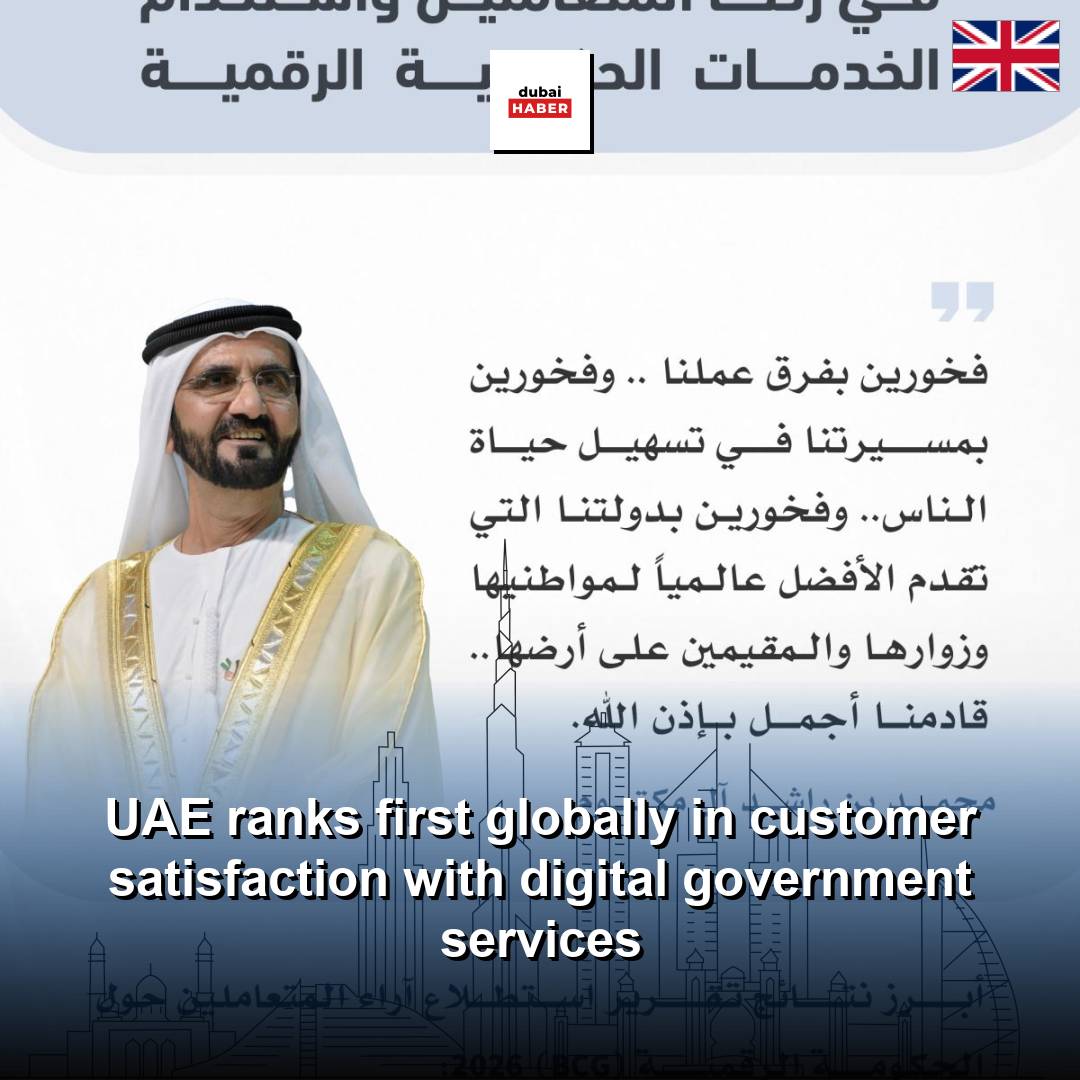 UAE ranks first globally in customer satisfaction with digital government services