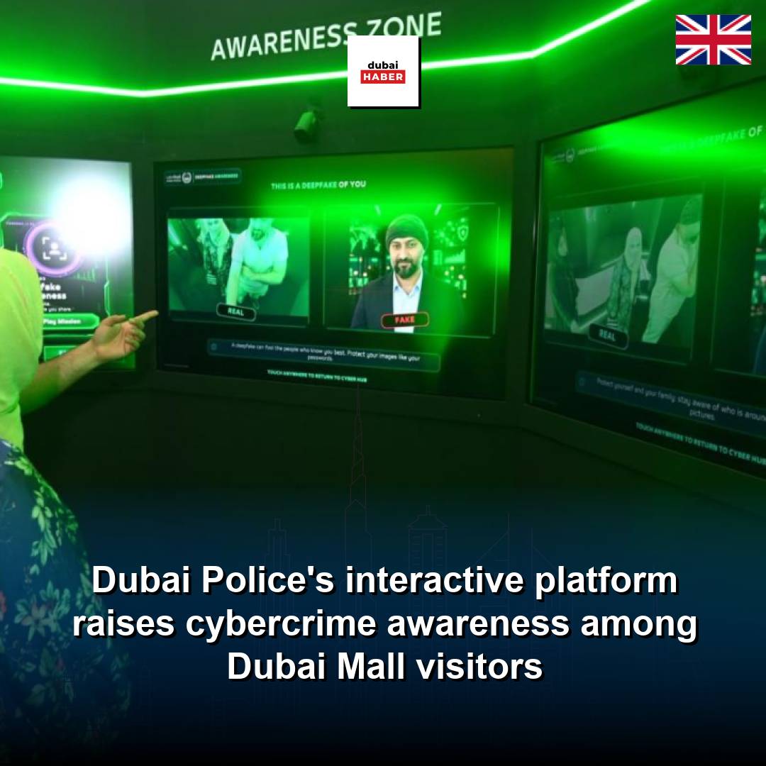 Dubai Police's interactive platform raises cybercrime awareness among Dubai Mall visitors