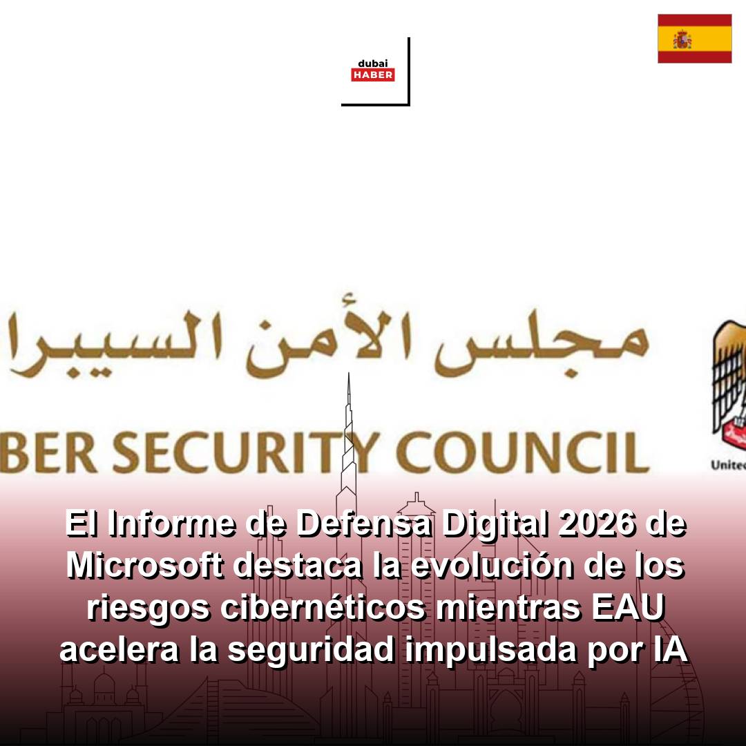 El Informe de Defensa Digital 2026 de Microsoft destaca la evolución de los riesgos cibernéticos mientras EAU acelera la seguridad impulsada por IA