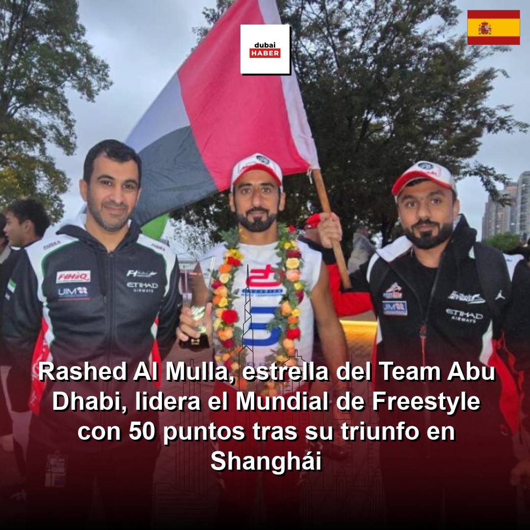 Rashed Al Mulla, estrella del Team Abu Dhabi, lidera el Mundial de Freestyle con 50 puntos tras su triunfo en Shanghái