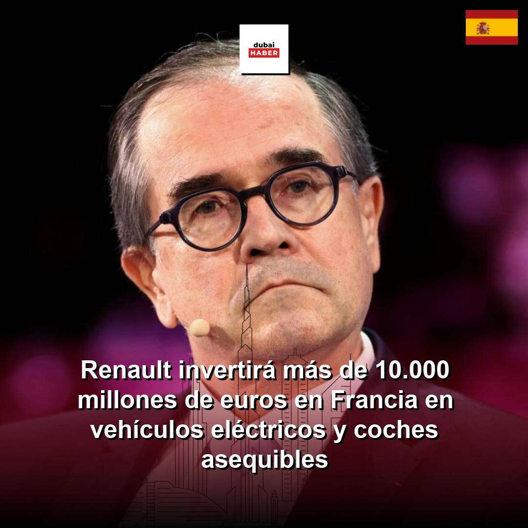 Renault invertirá más de 10.000 millones de euros en Francia en vehículos eléctricos y coches asequibles