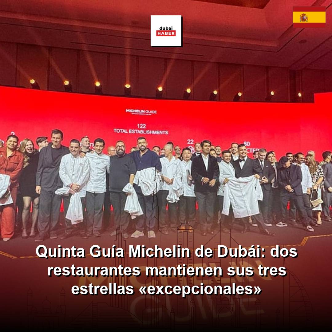 Quinta Guía Michelin de Dubái: dos restaurantes mantienen sus tres estrellas «excepcionales»