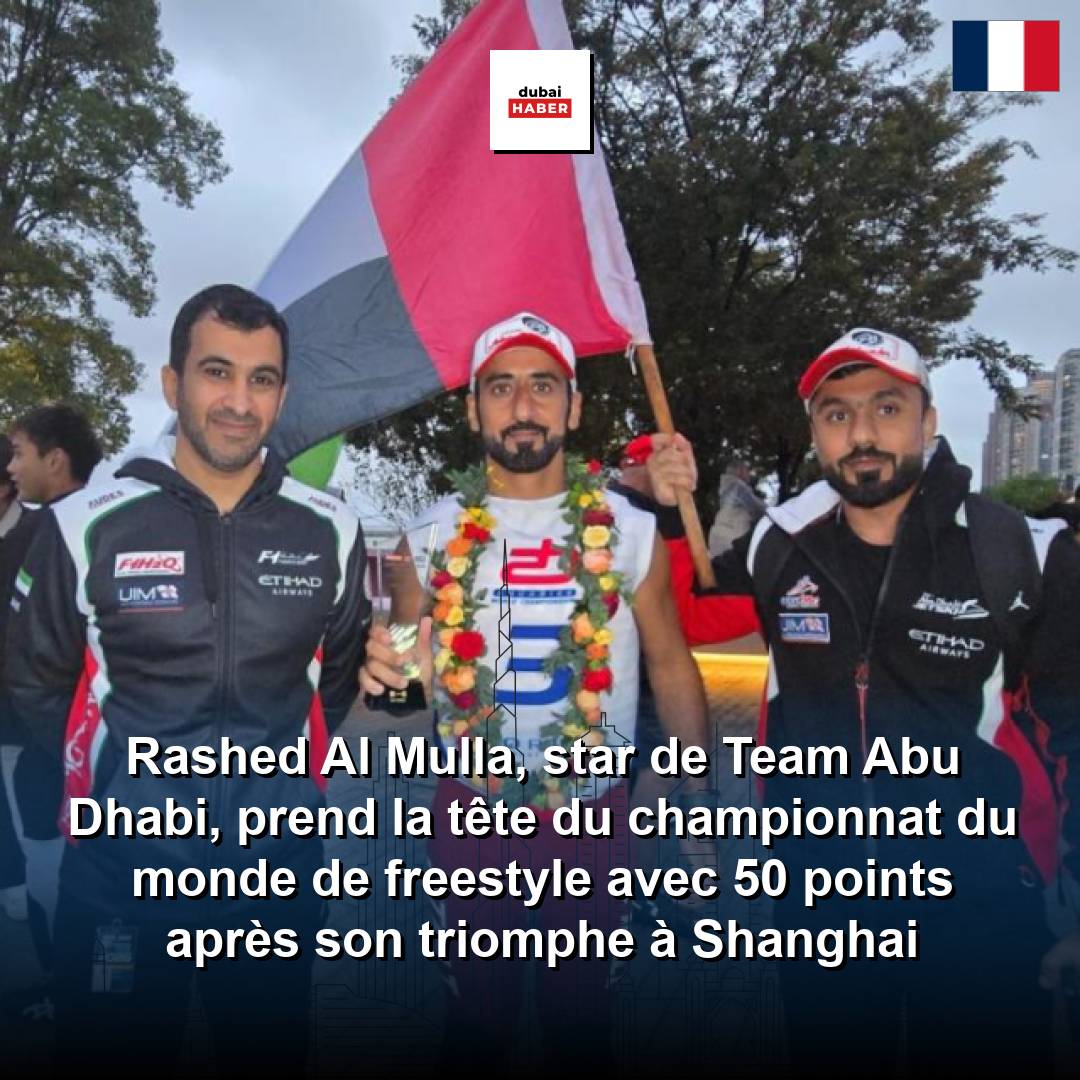 Rashed Al Mulla, star de Team Abu Dhabi, prend la tête du championnat du monde de freestyle avec 50 points après son triomphe à Shanghai