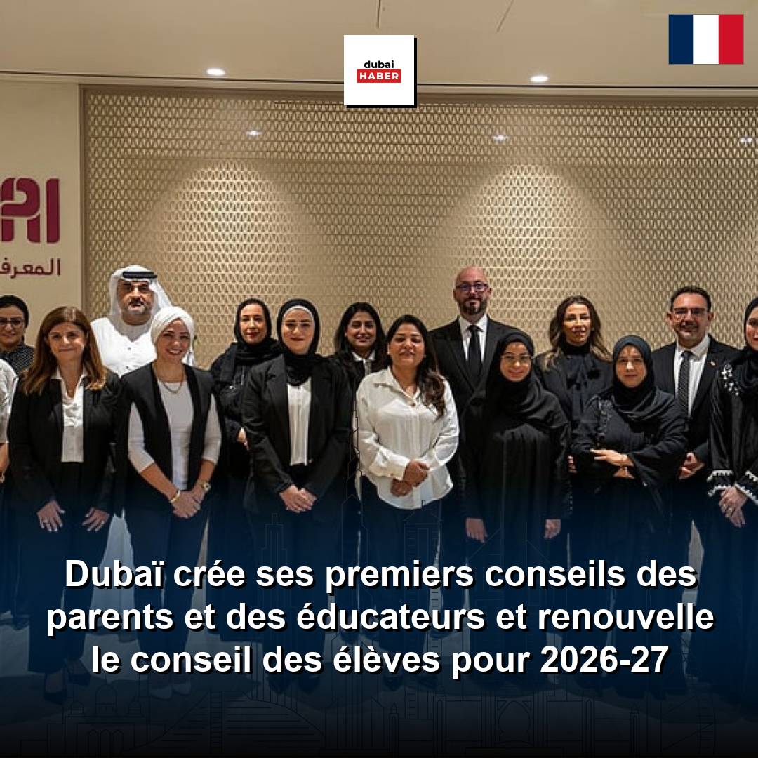 Dubaï crée ses premiers conseils des parents et des éducateurs et renouvelle le conseil des élèves pour 2026-27