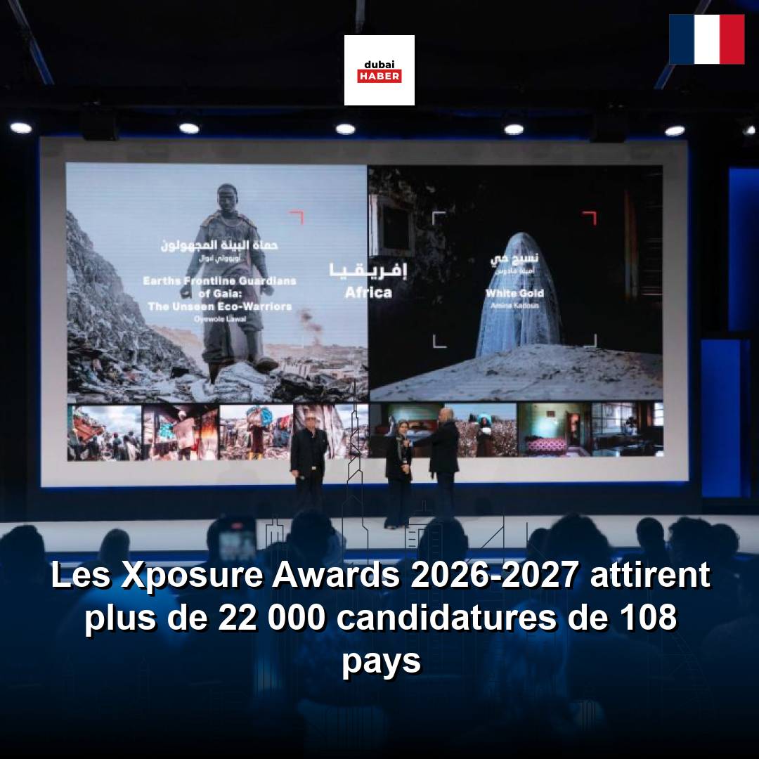 Les Xposure Awards 2026-2027 attirent plus de 22 000 candidatures de 108 pays