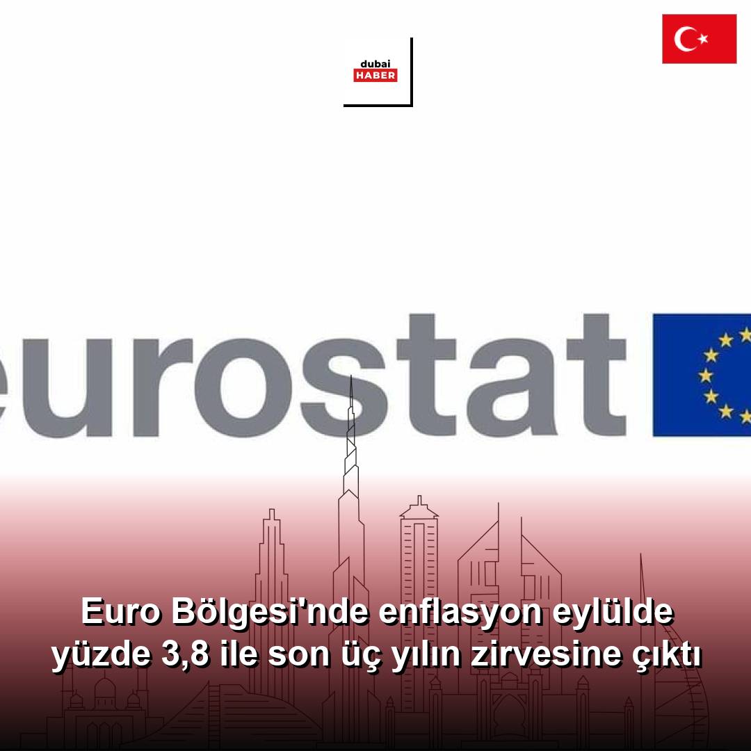 Euro Bölgesi'nde enflasyon eylülde yüzde 3,8 ile son üç yılın zirvesine çıktı
