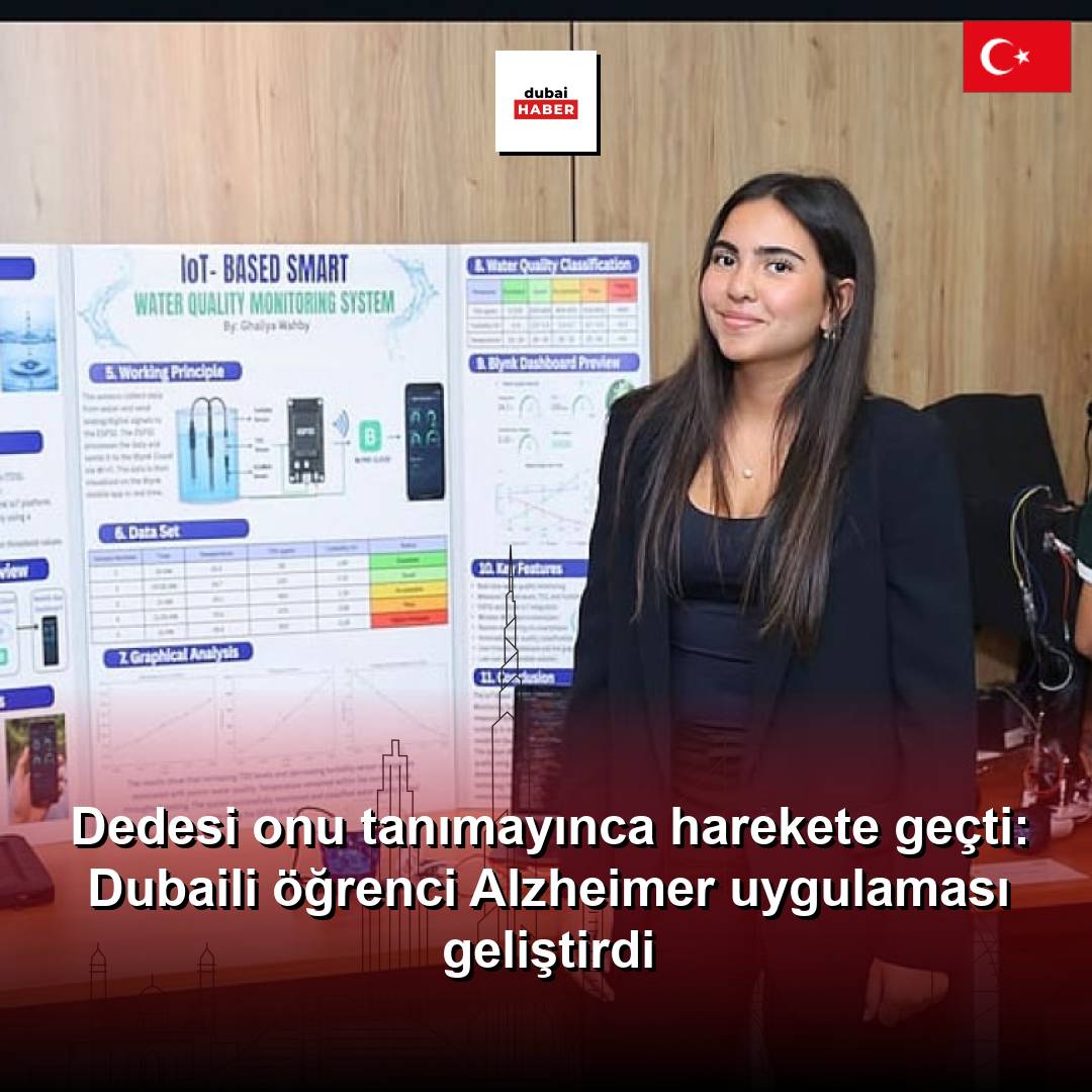 Dedesi onu tanımayınca harekete geçti: Dubaili öğrenci Alzheimer uygulaması geliştirdi
