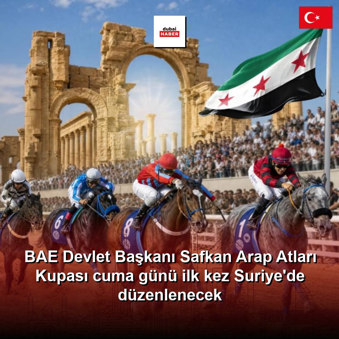 BAE Devlet Başkanı Safkan Arap Atları Kupası cuma günü ilk kez Suriye'de düzenlenecek