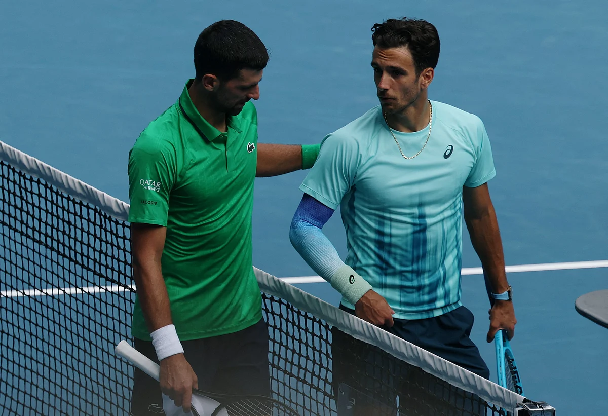 Avustralya Açık: Musetti Emekli Olurken Djokovic Yarı Finale 'Son Derece Şanslı' Çıktı