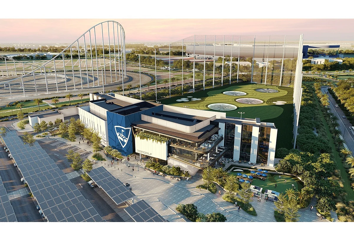 Topgolf, Abu Dabi'nin Yas Adası'nda 2026 yılına kadar İnşaatın %28'e Ulaşmasıyla Açılacak%