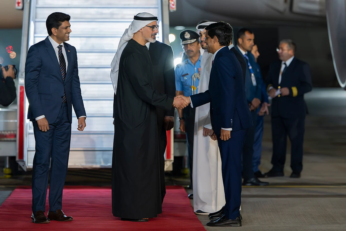 Abu Dabi Veliaht Prensi, BAE Cumhurbaşkanı Adına Aı Etki Zirvesi'ne Katılmak üzere Hindistan'a Geldi