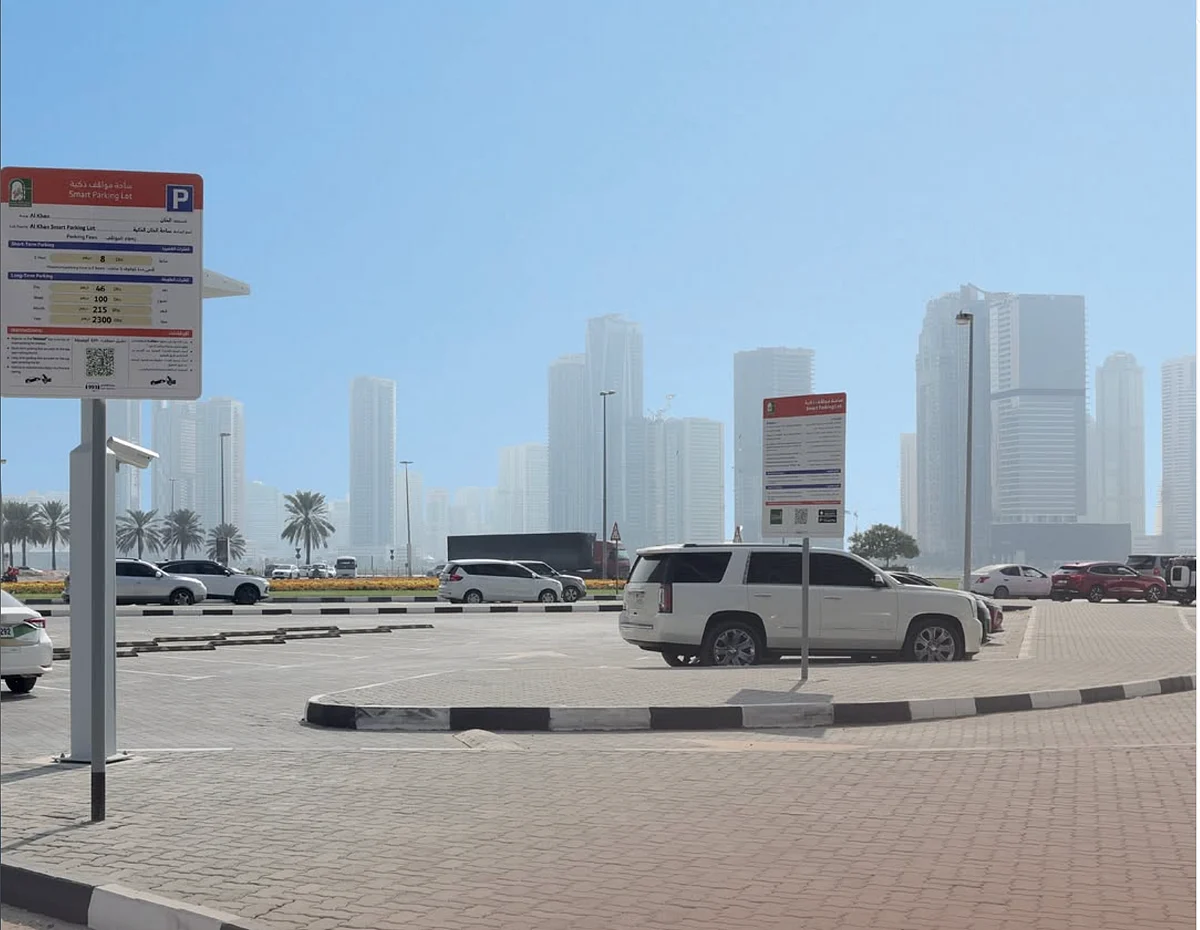 Akıllı Kameralar, Boş Saat Yok: Sharjah Akıllı Park Alanlarını Başlattı