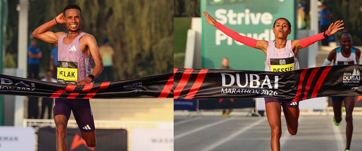 Dubai Maratonu'nda Melak, Dessie Clinch Unvanları Olarak Etiyopyalı İkili