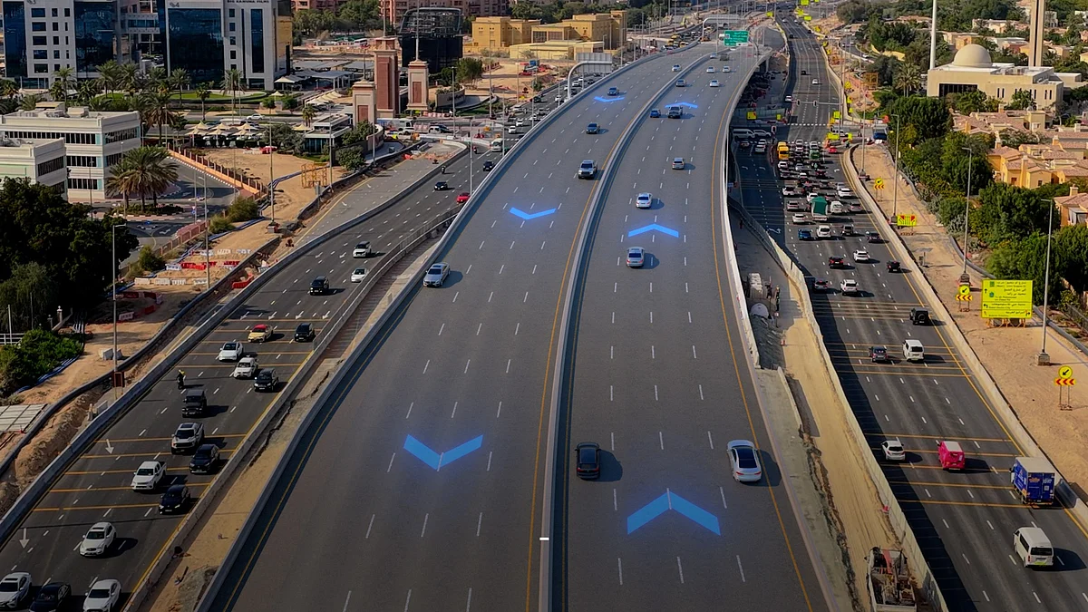 Dubai, Trafiği İyileştirmek için Al Qudra Yolu Üzerinde Yeni 4 Şeritli Köprü Açtı