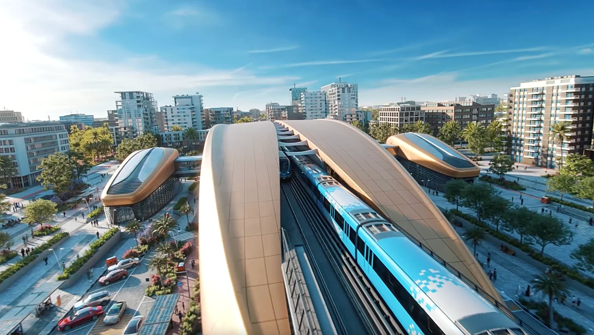 Dubai'nin Uluslararası Şehir Sakinleri Otomobil Satıyor, Mavi Hat Metrosunu Bekliyor