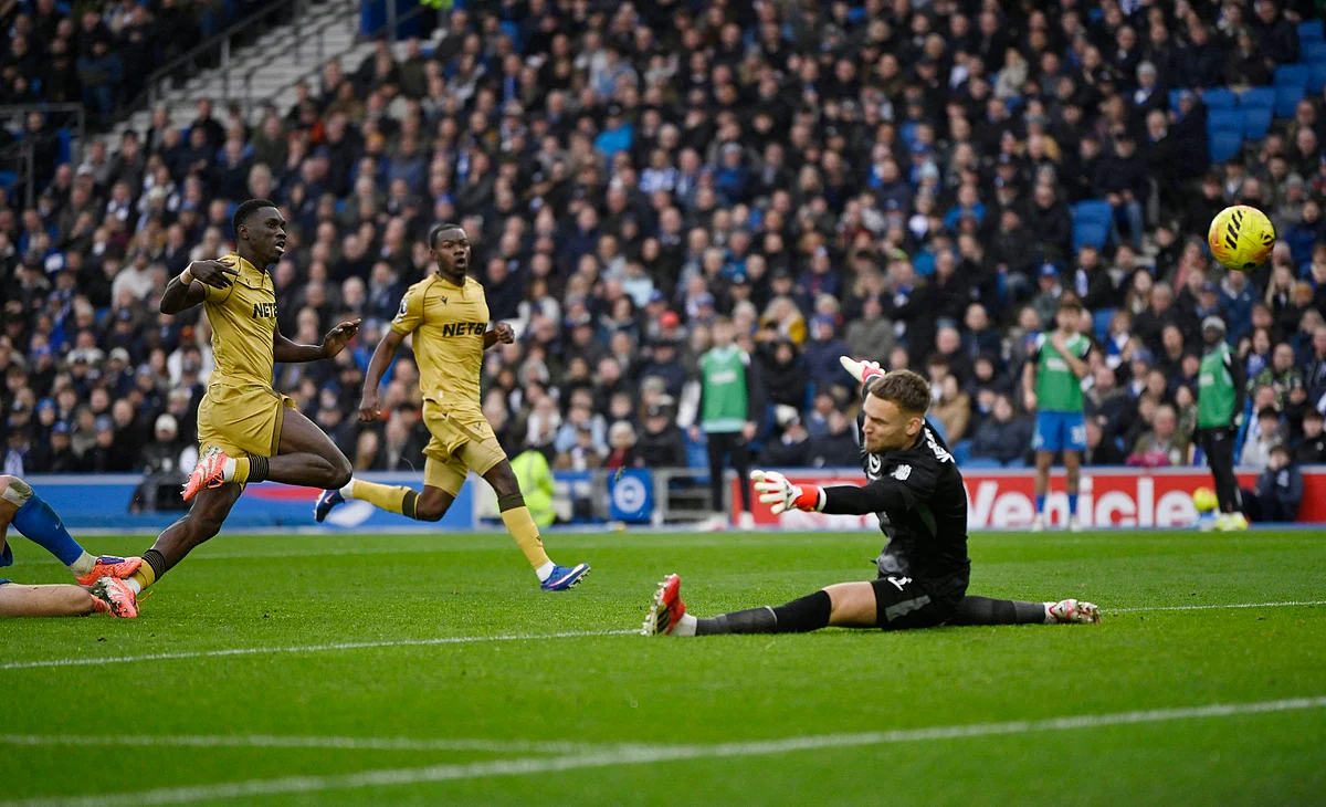 Premier Lig: Sarr, Sarayın Brighton'da Galibiyetsiz Koşusunu Bitirmesiyle Grev Yaptı
