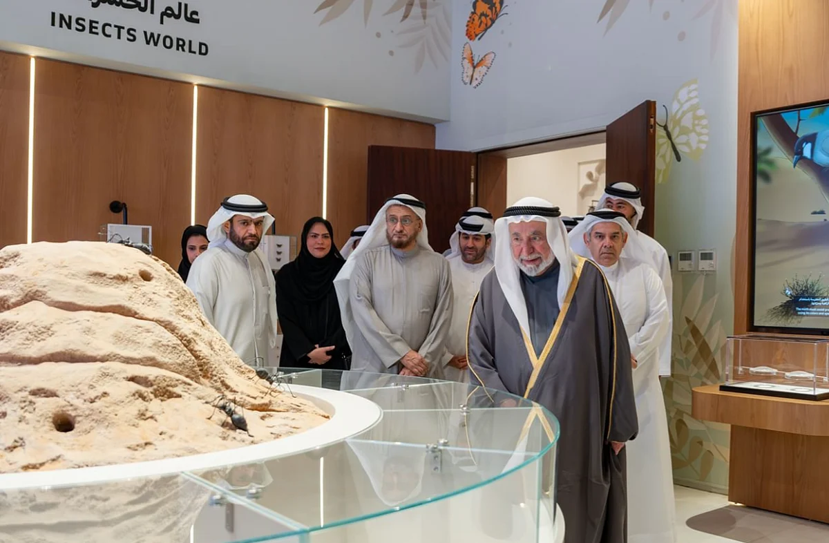 Sharjah Hükümdarı Al Dhaid Vahşi Yaşam Müzesi'nin Açılışını Yaptı, Nadir Kelebekler Bağışladı