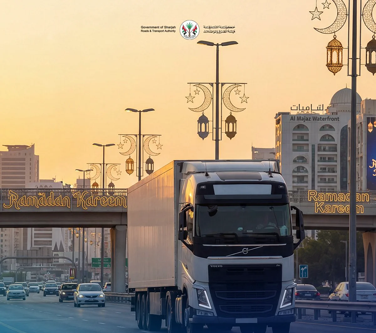 Sharjah, Trafik Akışını Kolaylaştırmak için Kamyonların Ramazan Zamanlamalarını Açıkladı