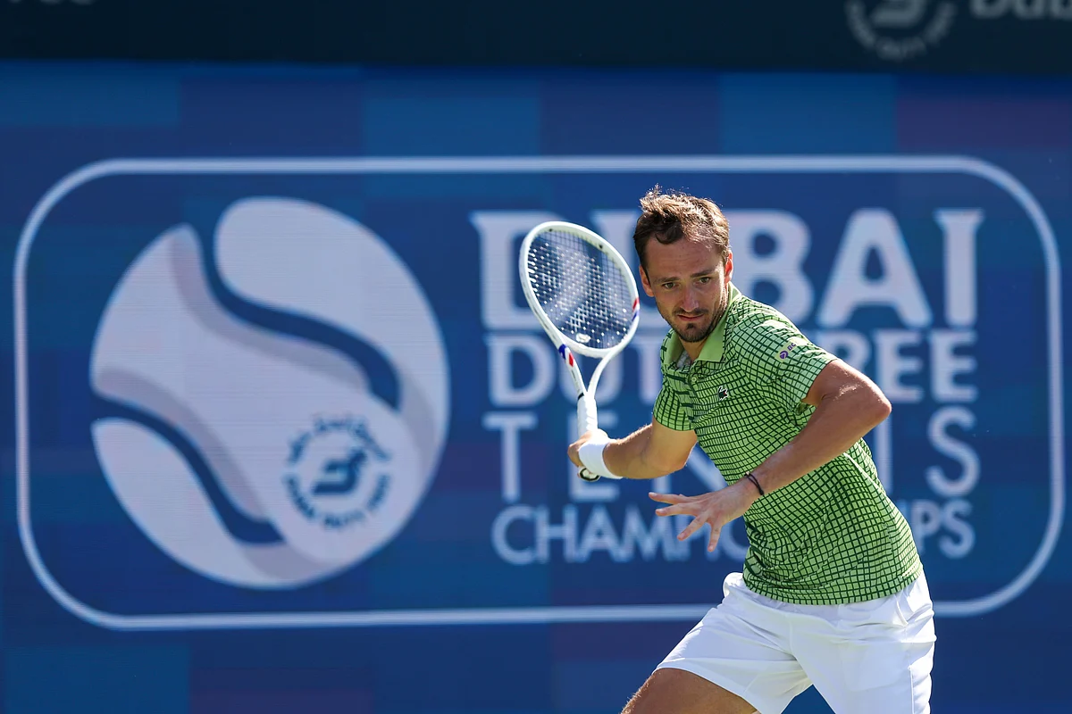 Tenis: Medvedev, Dubai'nin Simgesel Duty Free Unvanına Doğru Yürüyüşüne Devam Ediyor