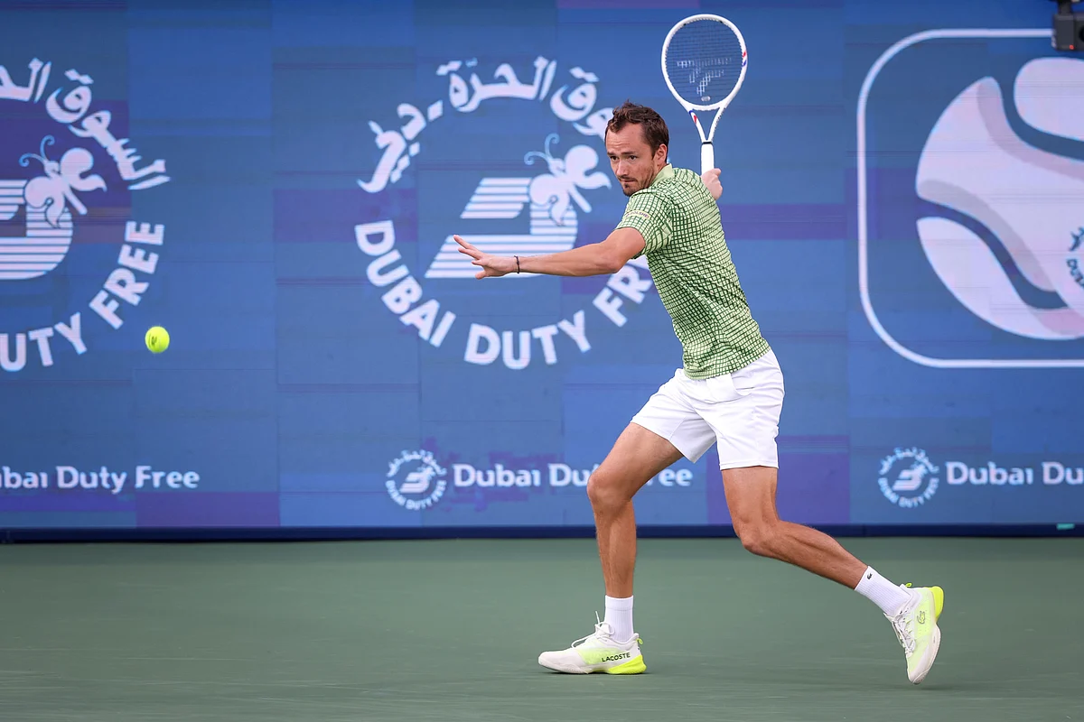 Tenis: Medvedev, Griekspoor Çekildikten Sonra Dubai Duty Free Unvanını Geri Aldı