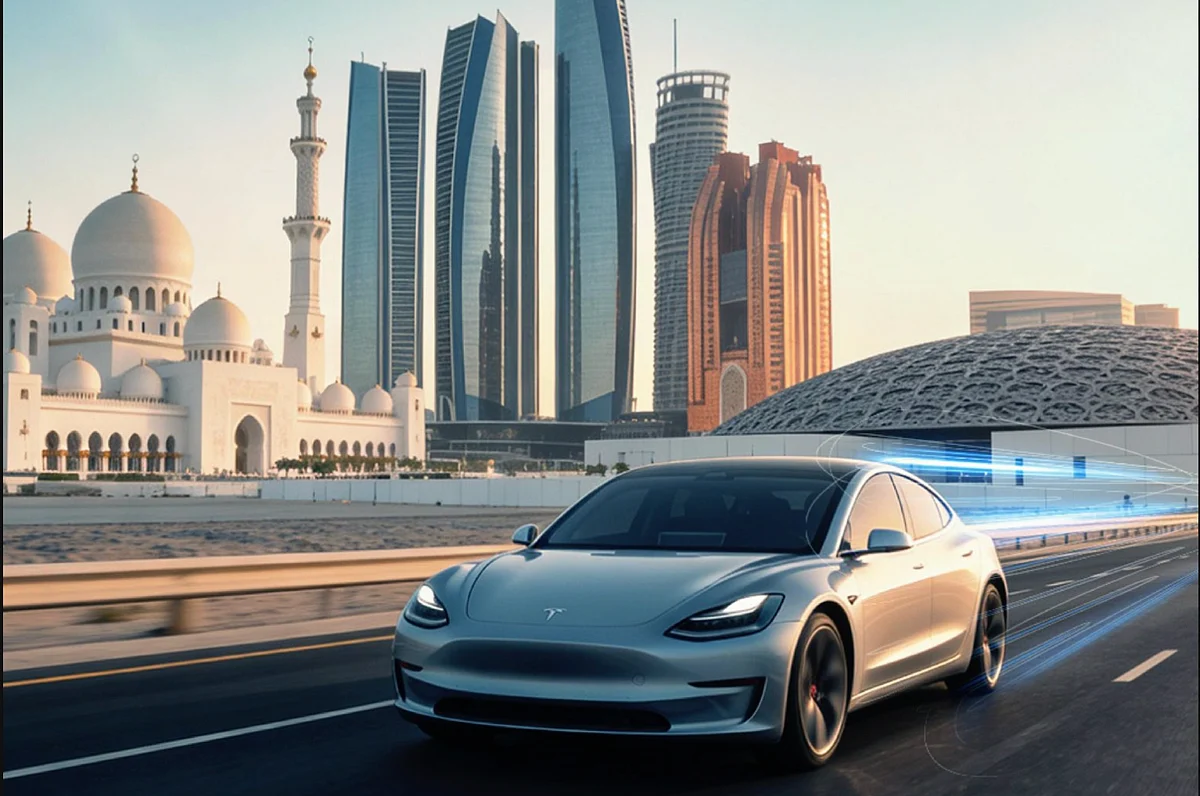 Tesla'nın Sürücüsüz Otomobilleri Abu Dabi'de Denetimli Yol Denemelerine Başladı