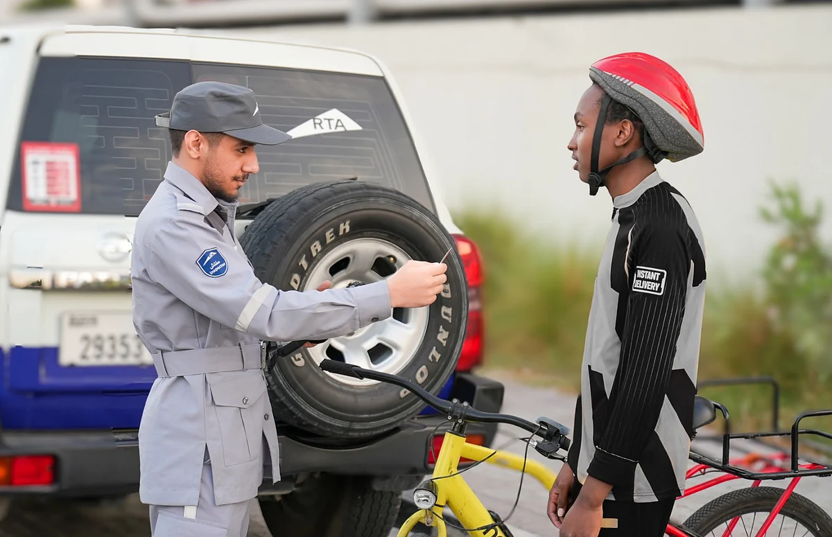 Dubai Polisi Rta Tarafından El Konulan 390'dan Fazla Teslimat Bisikleti